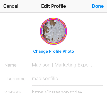 instagram-pic-change